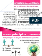 Valores y Principios Del Militante