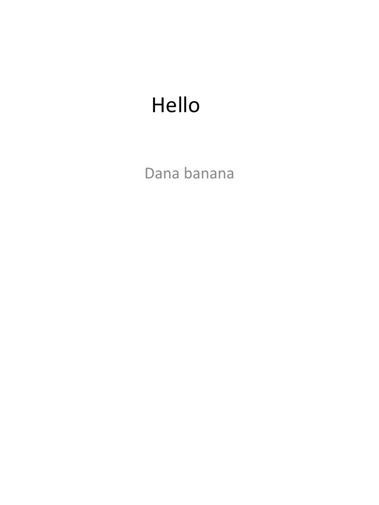 Hello World | PDF