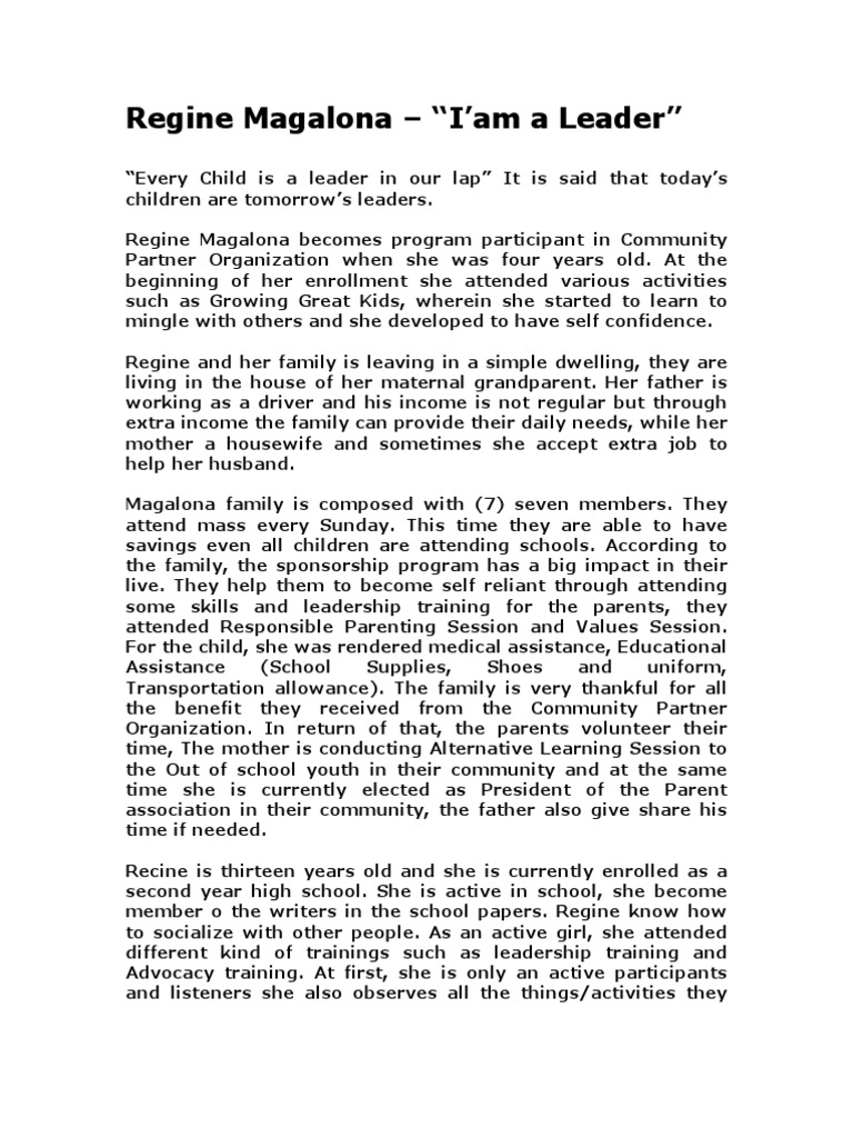 Regine Magalona | PDF | Human Development | Psychological Concepts