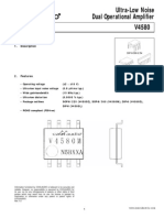 Ultra-Low Noise Dual Operational Amplifier