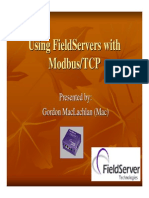 Using FieldServers in ModbusTCP Applications