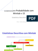 Estat+¡stica e Probabilidade com Minitab v 15