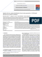 Spatial Soil Zinc Content Distribution From Terrain Parameters A GIS