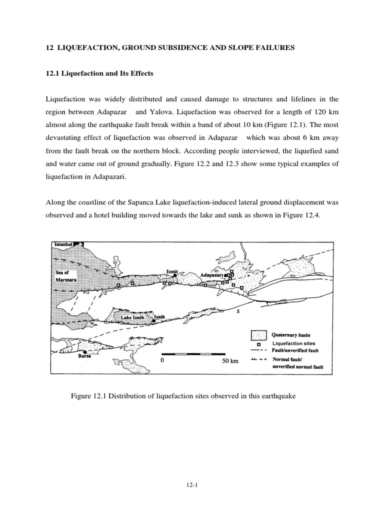 Soil Liquefaction | PDF | Landslide | Earthquakes