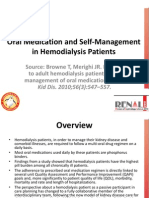 Oral Medication and Self-Management in Hemodialysis Patients