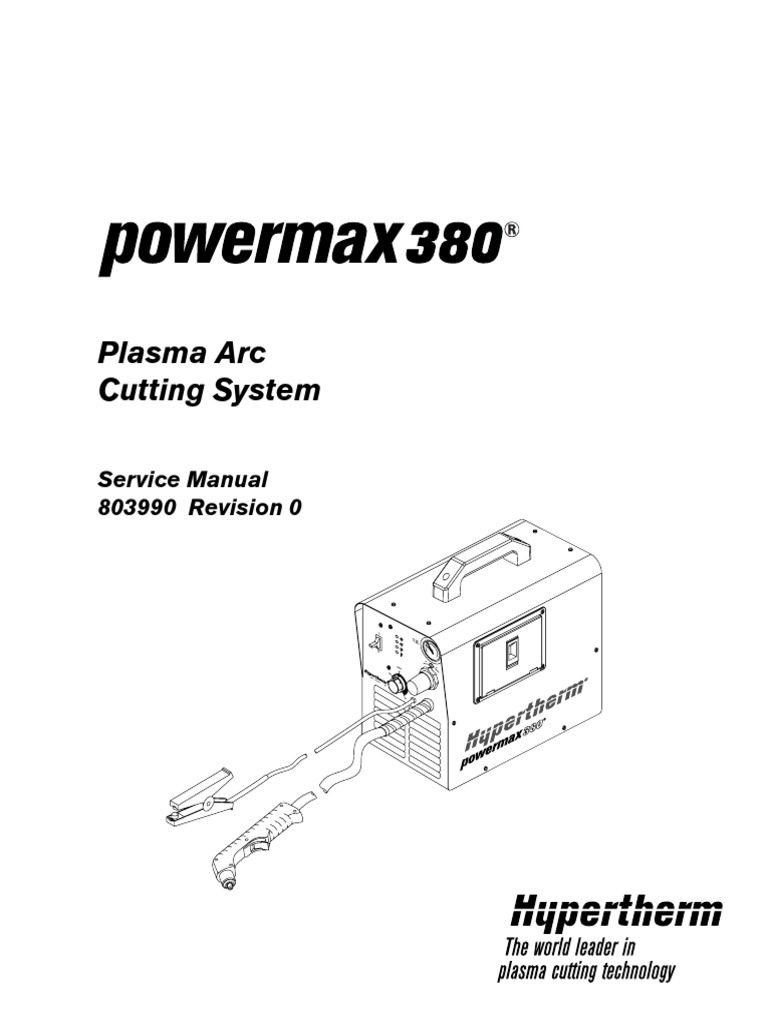 Plasma Arc Cutting System Service Manual 803990 Revision 0 PDF Damages Legal Liability