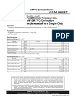 SANYO Semiconductor LA76814 Single-Chip VIF/SIF/Y/C/Deflection IC