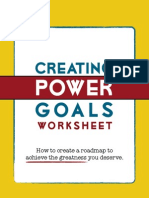 Creating Power Goals Worksheet