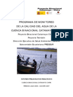 82.programa de Monitoreo de La Calidad Del Agua de La Cuenca Binacional Catamayo Chira