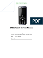 S160 Quick Service Manual