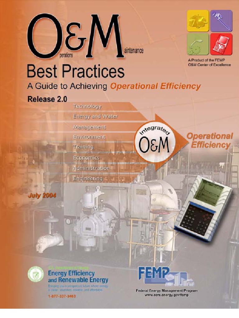 Operation and Maintenance Best Practices | PDF | Mechanical Engineering ...
