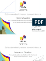 Diplomas Bienvenida