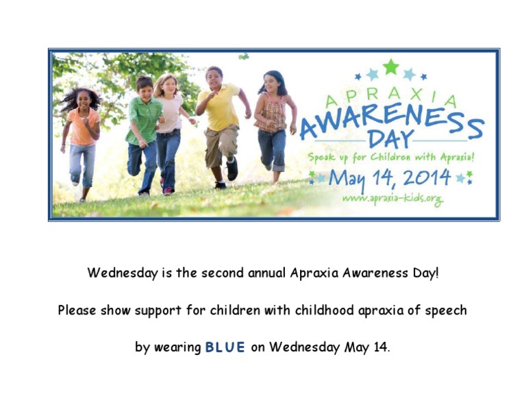Apraxia Awareness Day PDF