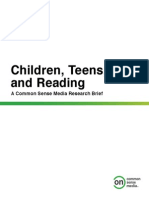 Common Sense Media | Children, Teens and Reading 2014