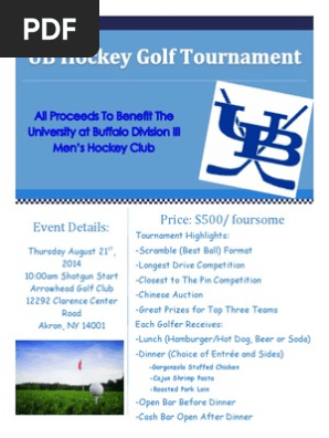 Golf Tournament Flyer 