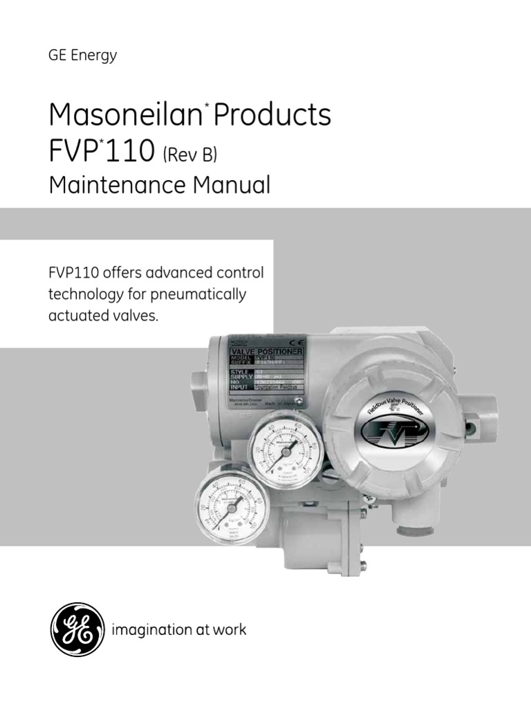 Masoneilan FVP Fieldbus Valve Positioner Manual PDF Valve