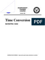 Time Conversion: NAVEDTRA 14252