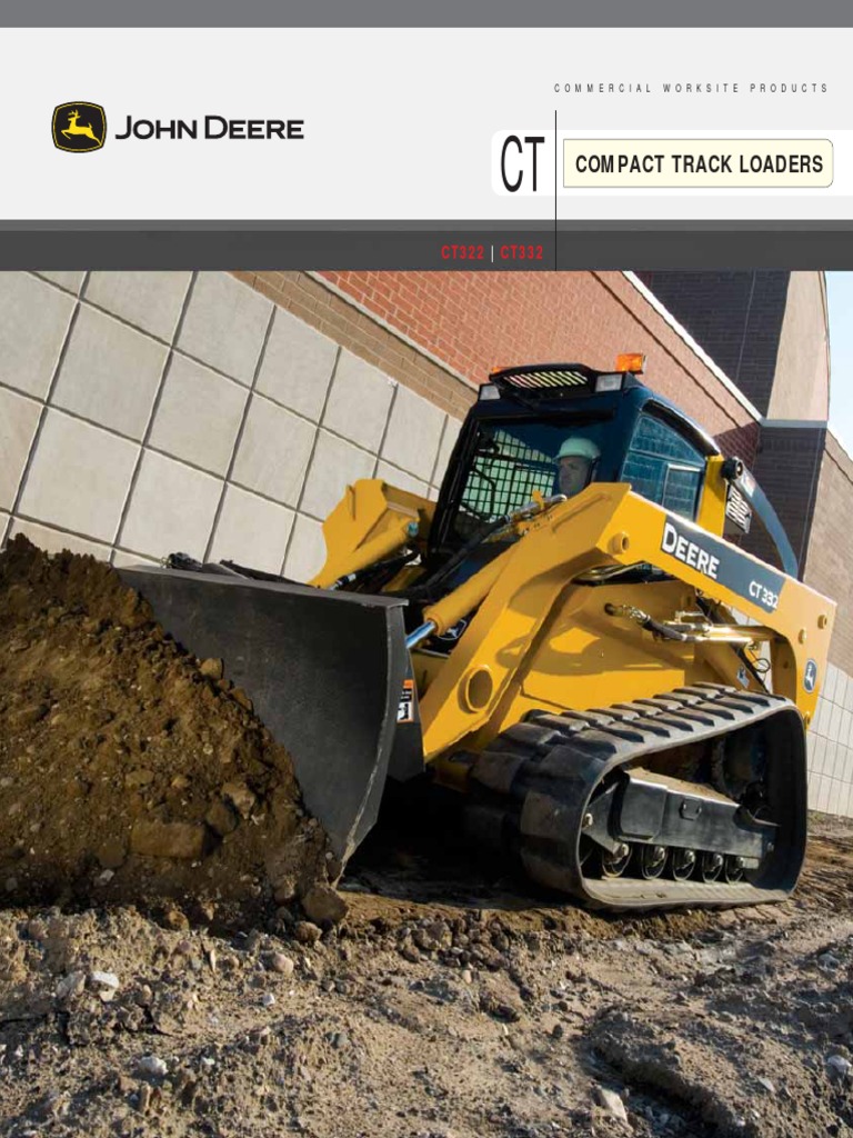 CT332 John Deere Loader | PDF | Horsepower | Loader (Equipment)