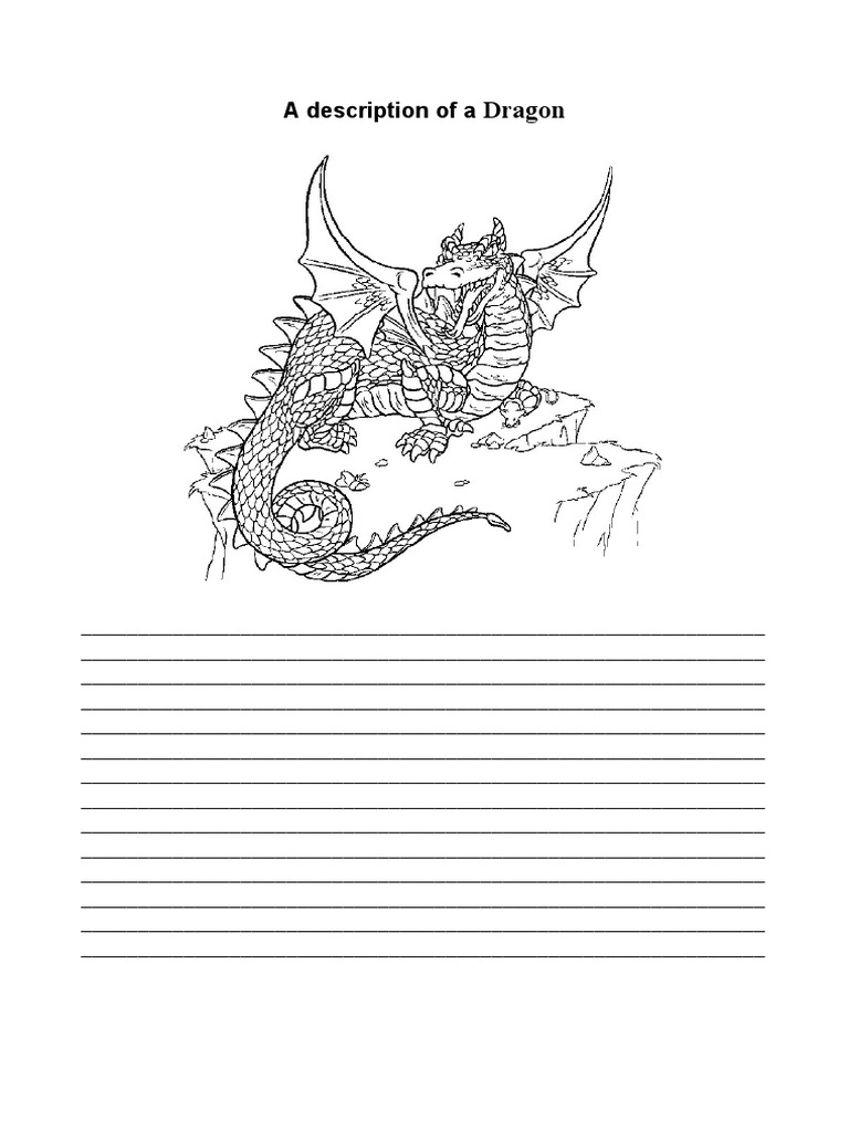 Describe A Dragon | PDF | Teaching Methods & Materials