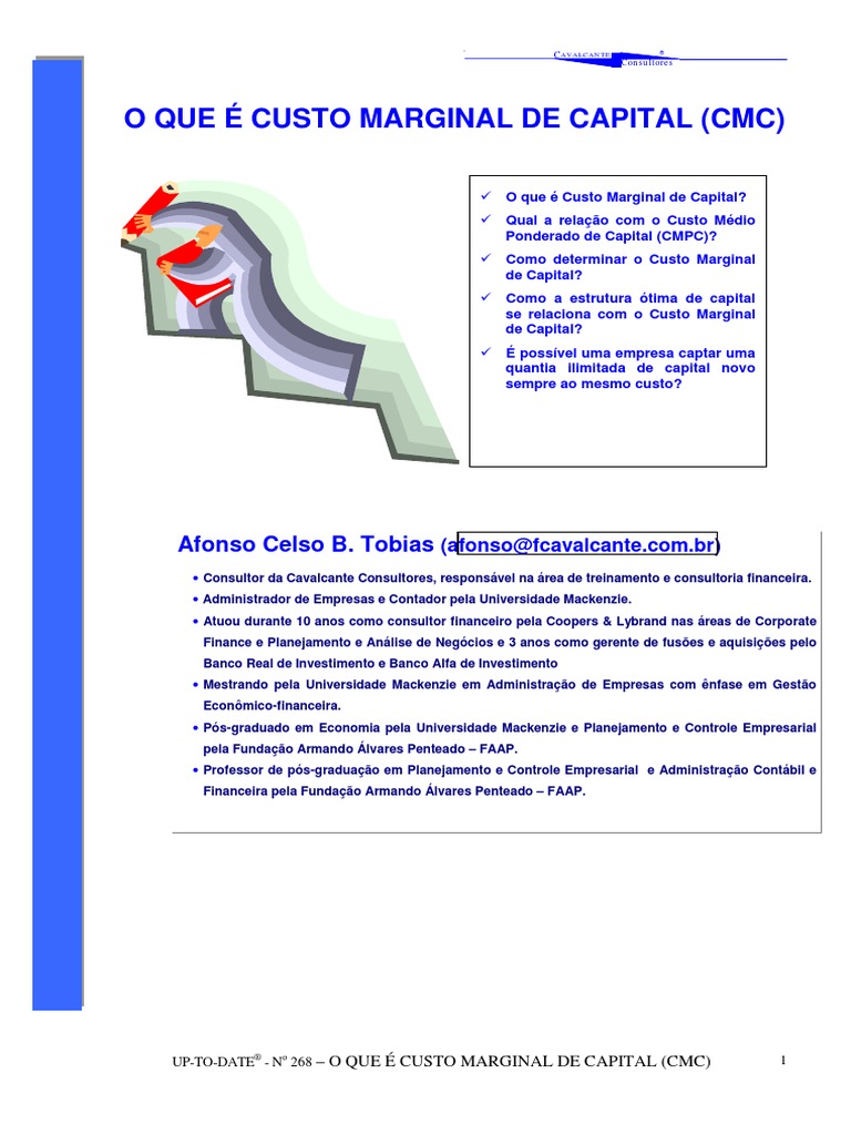 Custo Marginal - Apostila 01 | PDF | Custo de capital | Dividendo