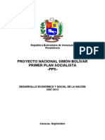 Plan Proyecto Nacional Simon Bolivar Dos Mil - Esteli Copiadora