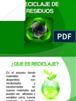 Reciclaje de Residuos
