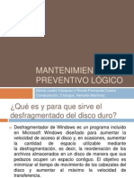 Mantenimiento Preventivo Lógico