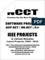 DOT NET Project TItles, IEEE 2009, Etc., Year 2009 - 2010