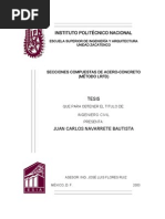 Secciones Compuestas de Acero-concreto (Metodo Lrfd)