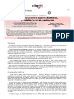 Pilates - Notas Sobre Aspectos Históricos, Princípios, Técnicas e Aplicações PDF
