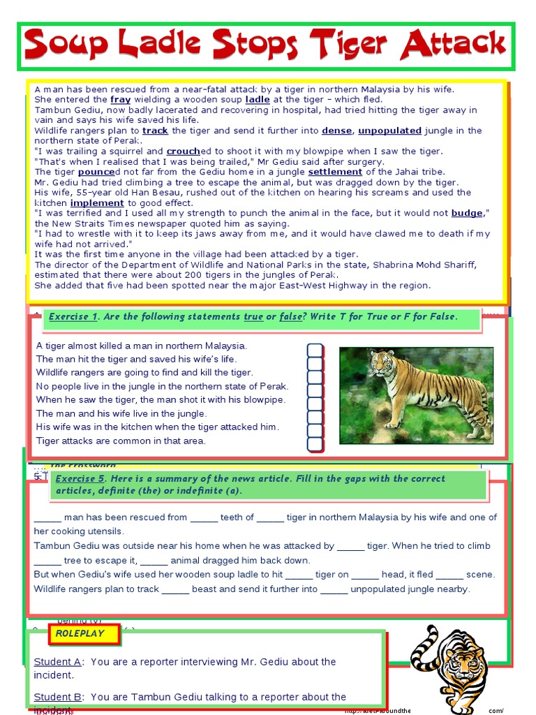 Passive Voice Reading Comprehension Text With Answers