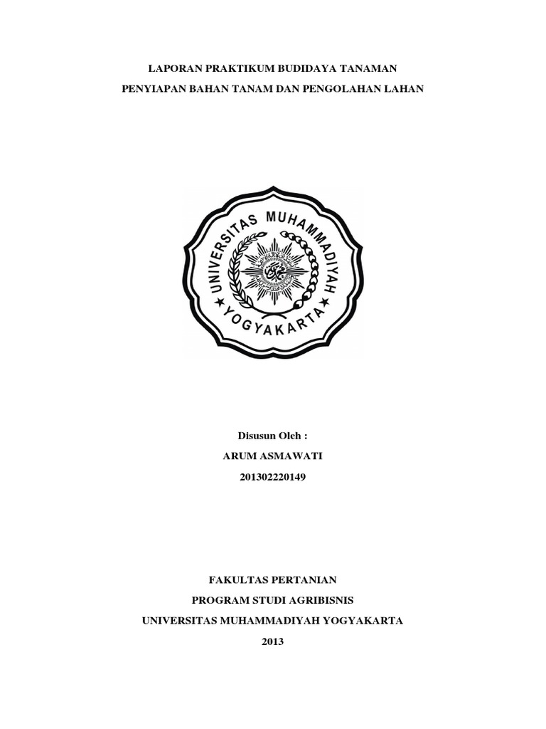 Laporan Praktikum Budidaya Tanaman New