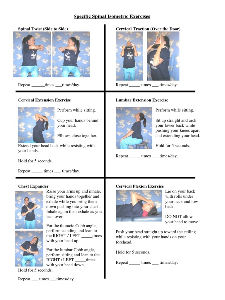 Regular Patient Exercises | PDF | Anatomical Terms Of Motion ...