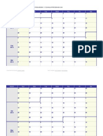 Editable 2014 Weekly Calendar