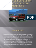 Sistema de Suspension Chevrolet Blazer Modelo 95