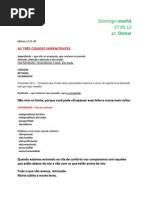 Domingo CAFARNAUM - Osmar e Wagner