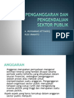 Penganggaran Dan Pengendalian Sektor Publik