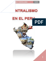Centralismo y Regionalismo en El Peru