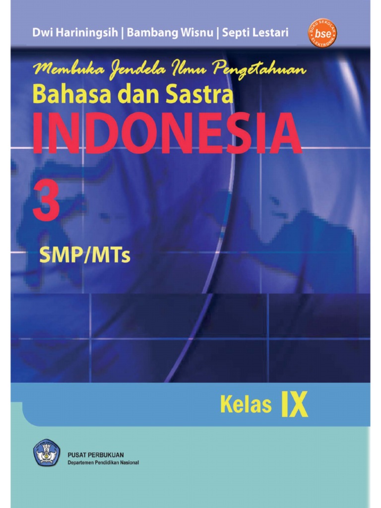 Buku Bahasa Indonesia Kelas 9 SMP | PDF | Kajian Bahasa Asing
