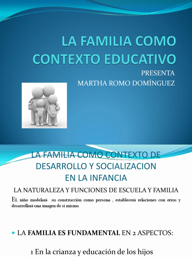 La Familia en el Desarrollo Infantil | PDF | Teoría de apego ...