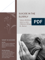 Suicide in The Elderly