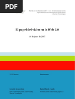 El papel del vídeo en la Web 2.0