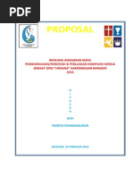 Proposal Usulan Bantuan Dana Pembangunan Gereja GK 