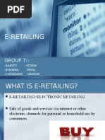 Download E Retailing by guddoo1115655 SN22369844 doc pdf