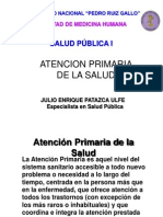 Atención Primaria de Salud-UNPRG