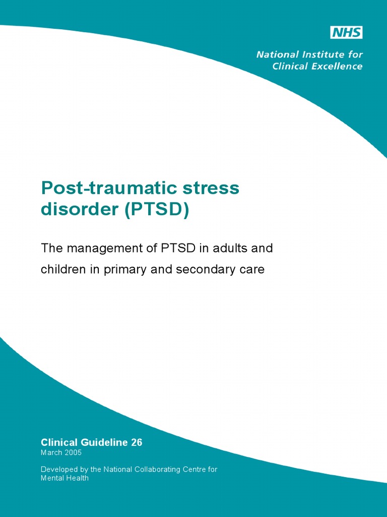 PTSD Guidlines | PDF | Psychological Trauma | Posttraumatic Stress Disorder