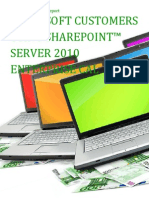 Microsoft Customers Using SharePoint™ Server 2010 Enterprise CAL - Sales Intelligence™ Report