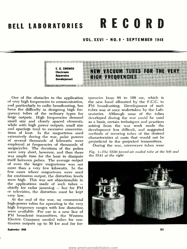 Bell Laboratories Record 1948 09 | PDF
