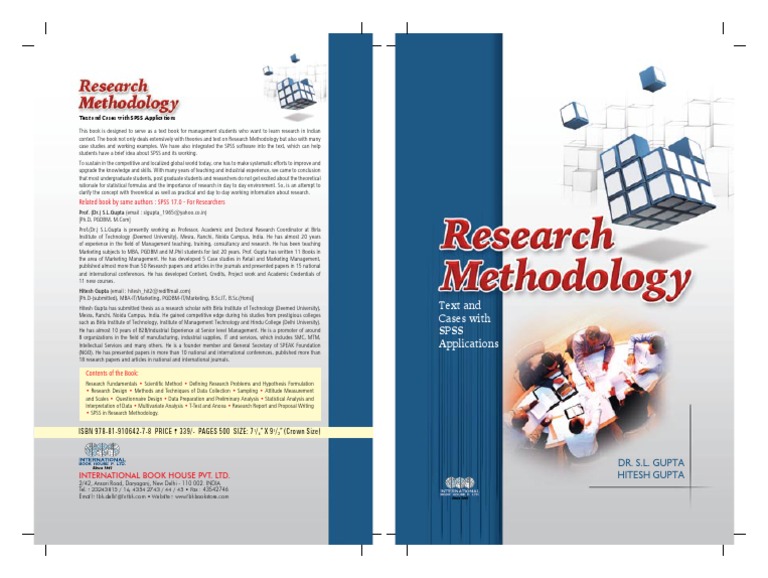 research methodology book for phd course work