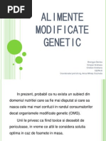 Alimente Modificate Genetic